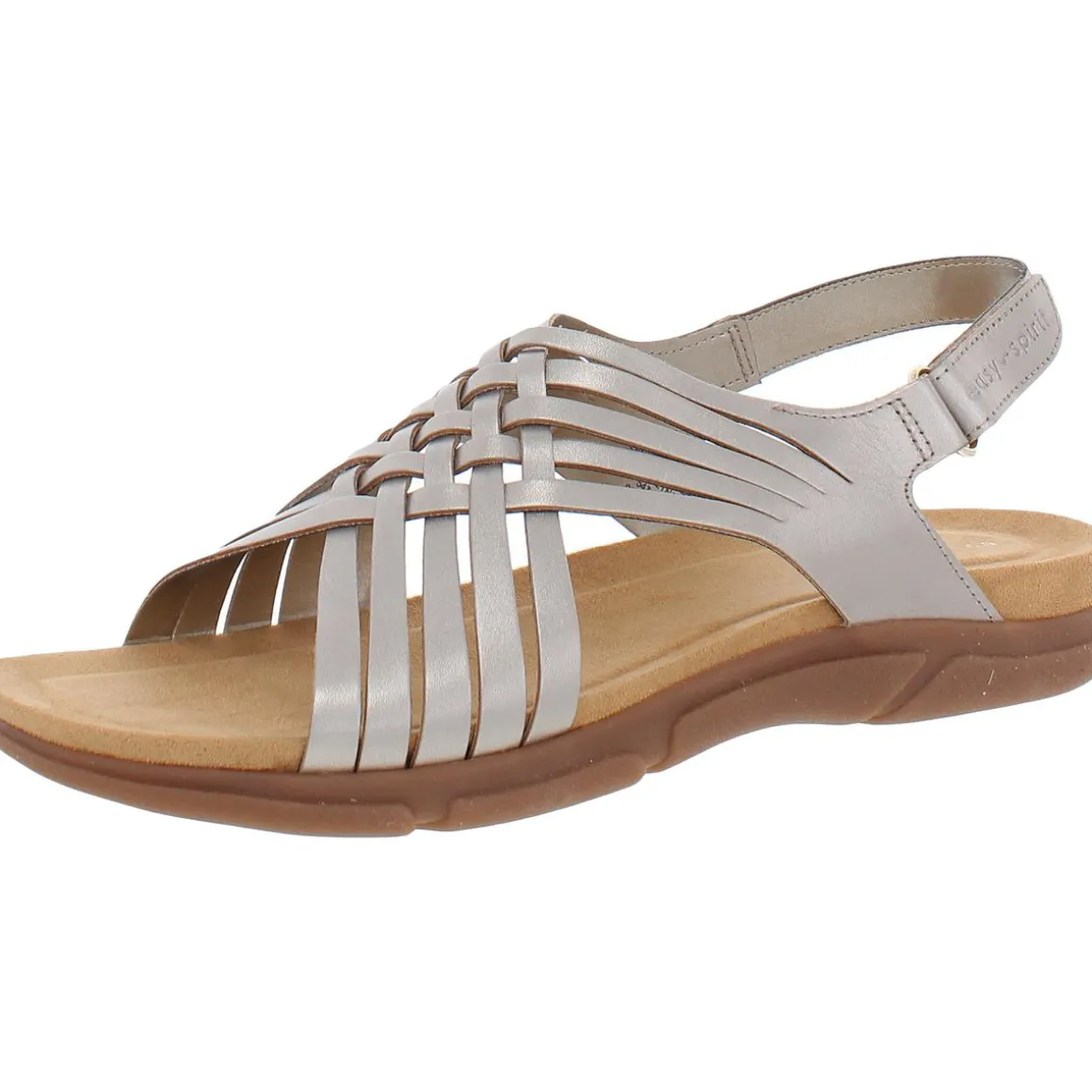 Mar Leather Slingback Flat Sandals