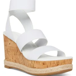 Marandaa Slip On Strappy Wedge Sandals