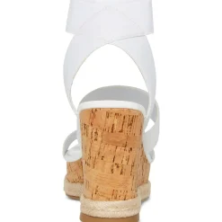 Marandaa Slip On Strappy Wedge Sandals