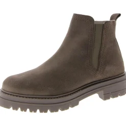 Marceline Suede Block Heel Ankle Boots