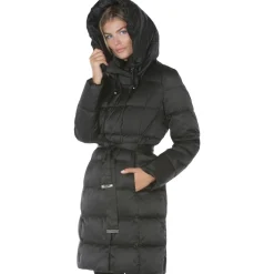 Margot Quilted Mid-Length Down Fill Winter Puffer Coat