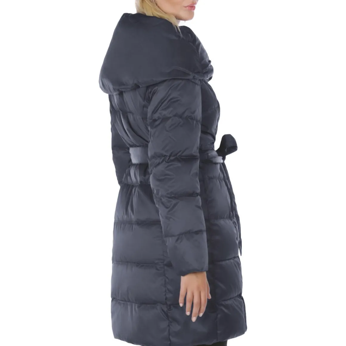 Margot Quilted Mid-Length Down Fill Winter Puffer Coat