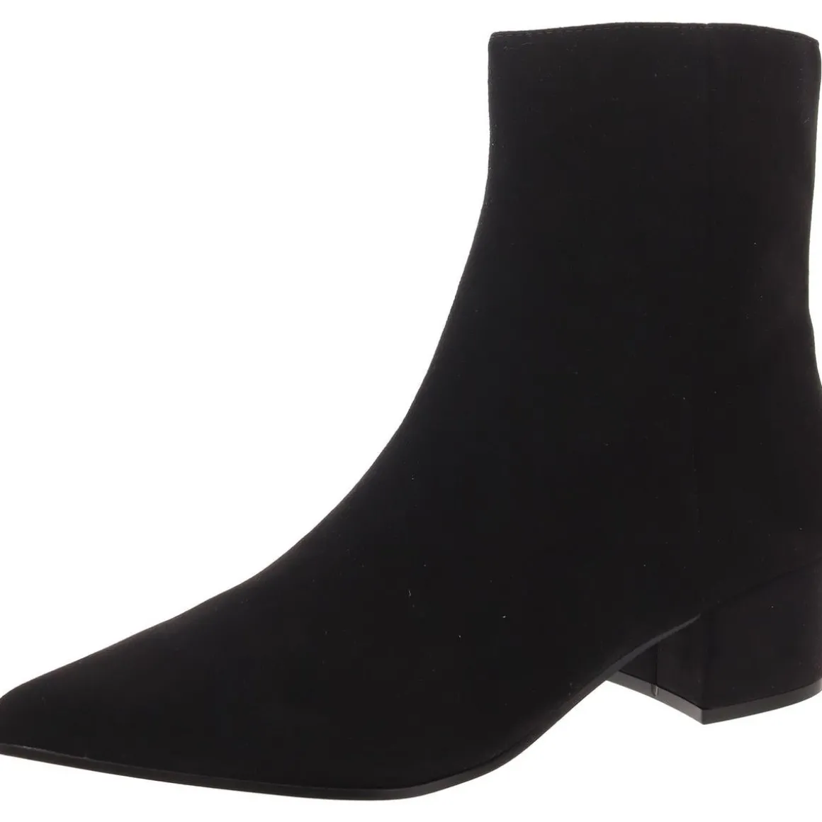 Maribu Pointed Toe Block Heel Ankle Boots