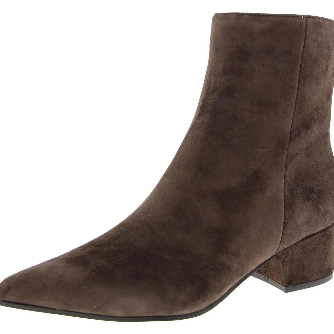 Maribu Pointed Toe Block Heel Ankle Boots