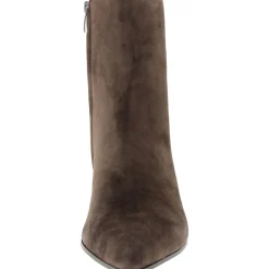 Maribu Pointed Toe Block Heel Ankle Boots