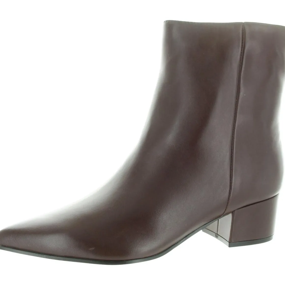 Maribu Pointed Toe Block Heel Ankle Boots