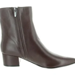 Maribu Pointed Toe Block Heel Ankle Boots