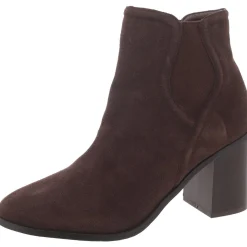 Marika Suede Block Heel Chelsea Boots
