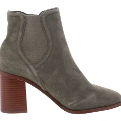 Marika Suede Block Heel Chelsea Boots