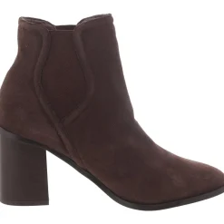 Marika Suede Block Heel Chelsea Boots