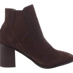 Marika Suede Block Heel Chelsea Boots
