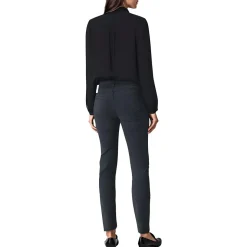 Marilyn Animal Print Denim Straight Leg Jeans