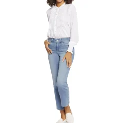 Marilyn Ankle Tummy Slimming Denim Straight Leg Jeans
