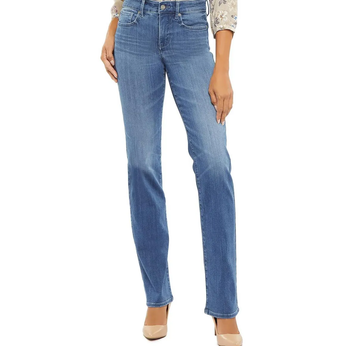 Marilyn Cropped Straight Leg Ankle Jeans
