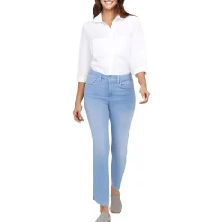 Marilyn Cropped Straight Leg Ankle Jeans