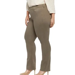 Marilyn Denim Mid-Rise Straight Leg Jeans