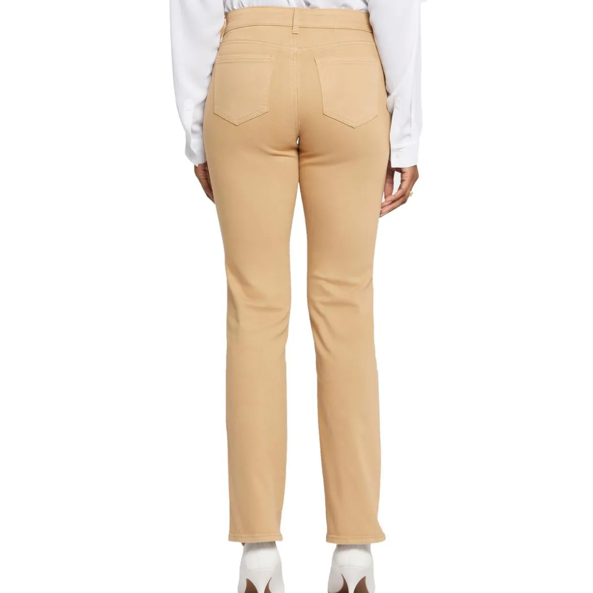 Marilyn Denim Mid-Rise Straight Leg Jeans