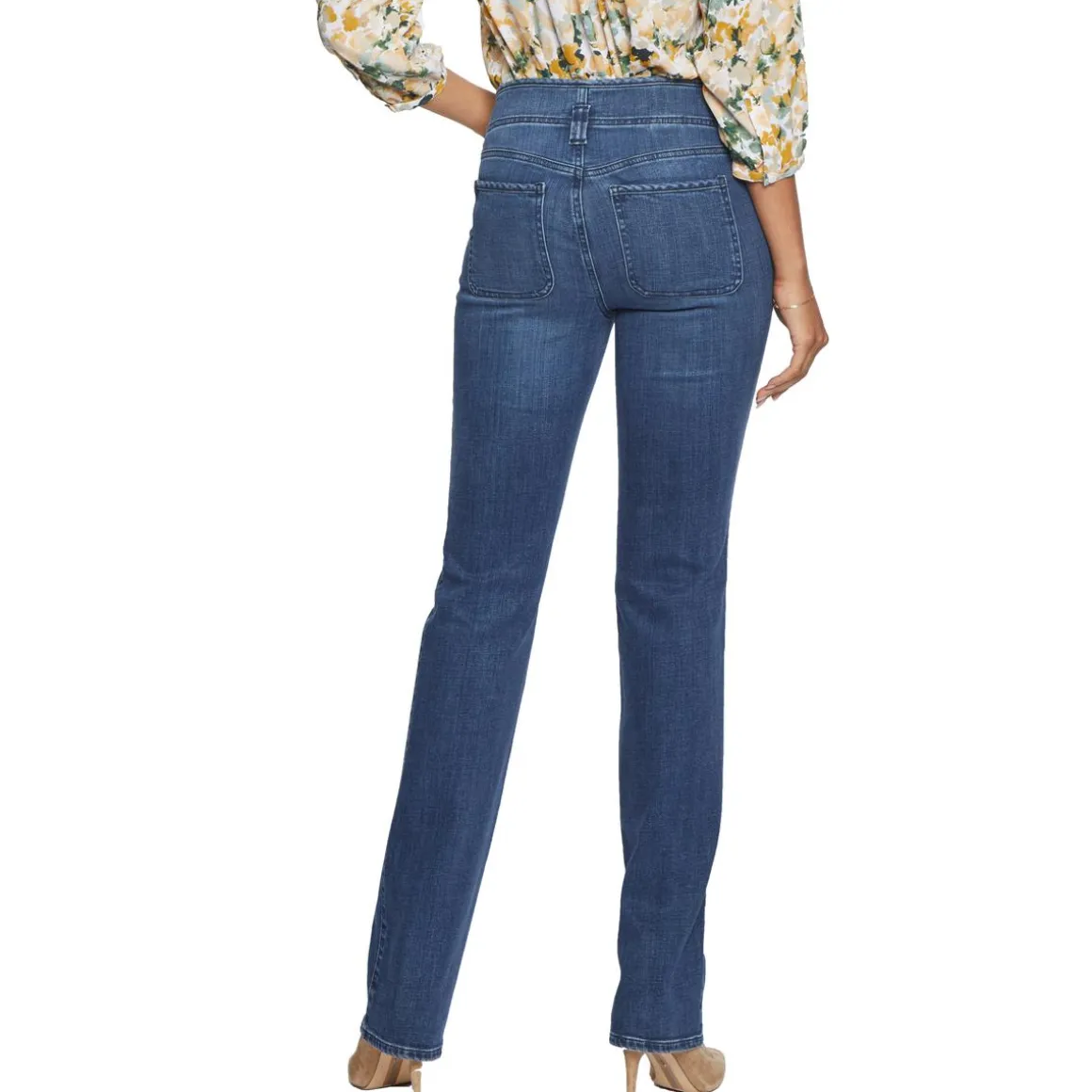 Marilyn High Rise Dark Wash Straight Leg Jeans