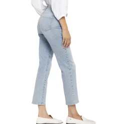 Marilyn Mid-Rise Ankle Straight Leg Jeans