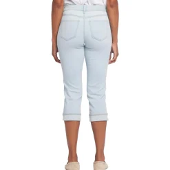 Marilyn Mid-Rise Cropped Straight Leg Jeans