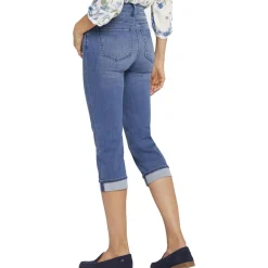Marilyn Mid-Rise Cropped Straight Leg Jeans