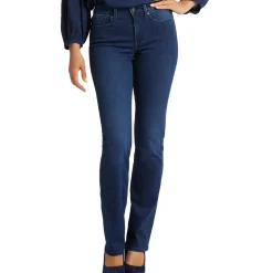 Marilyn Mid-Rise Stretch Straight Leg Jeans