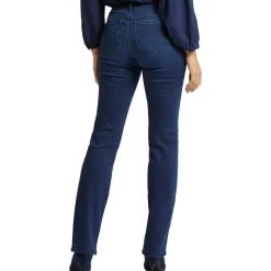 Marilyn Mid-Rise Stretch Straight Leg Jeans