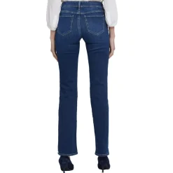 Marilyn Mid-Rise Stretch Straight Leg Jeans