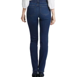 Marilyn Mid-Rise Stretch Straight Leg Jeans