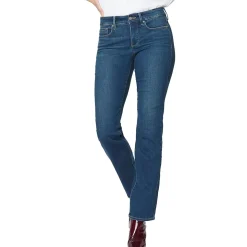 Marilyn Mid-Rise Stretch Straight Leg Jeans
