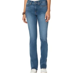 Marilyn Mid-Rise Stretch Straight Leg Jeans