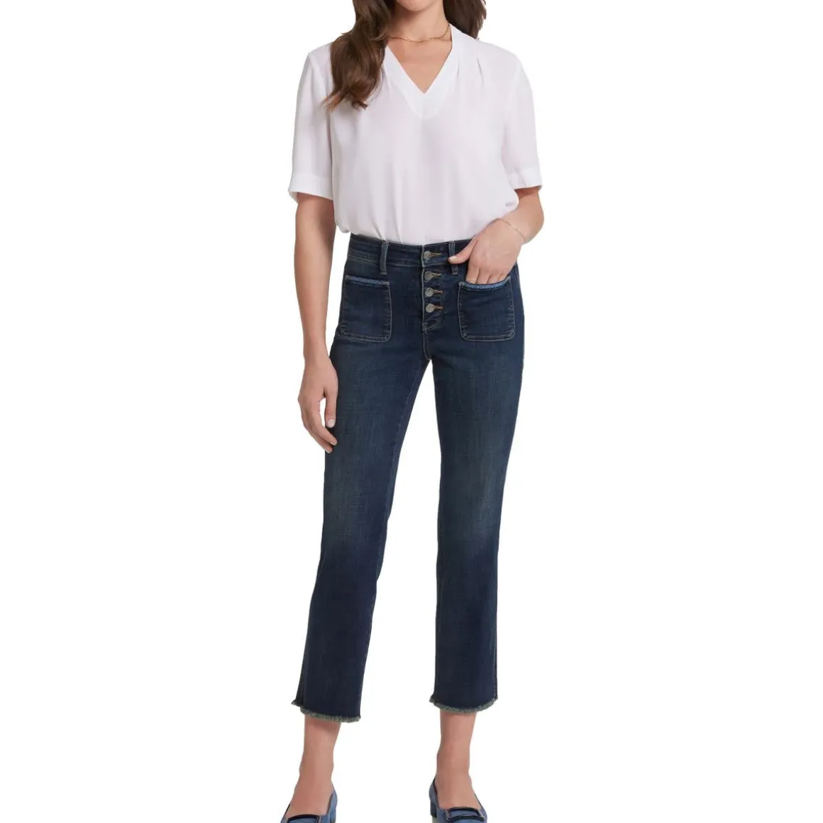 Marilyn Pocket Denim Ankle Jeans