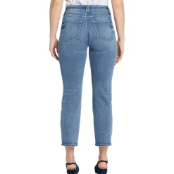 Marilyn Pocket Denim Straight Leg Jeans