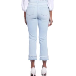 Marilyn Raw Hem Denim Straight Leg Jeans