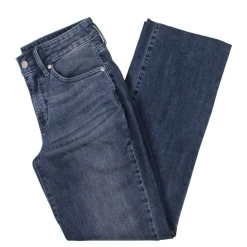 Marilyn Straight Leg Raw Hem Ankle Jeans