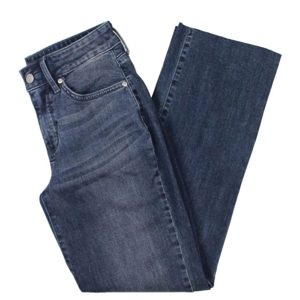 Marilyn Straight Leg Raw Hem Ankle Jeans