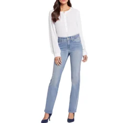 Marilyn Stretch Denim Straight Leg Jeans