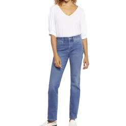 Marilyn Stretch Denim Straight Leg Jeans