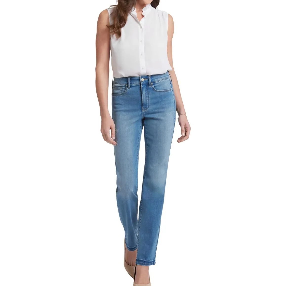 Marilyn Tummy Slimming Denim Straight Leg Jeans