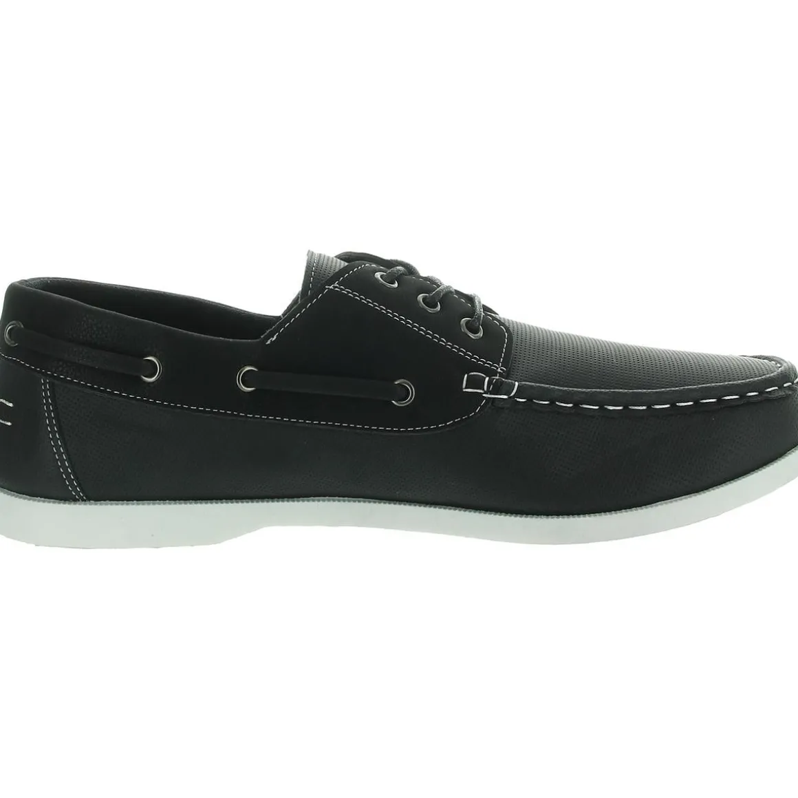 Marina Lace-Up Faux Leather Loafers