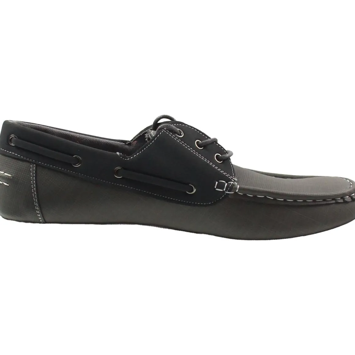 Marina Lace-Up Faux Leather Loafers