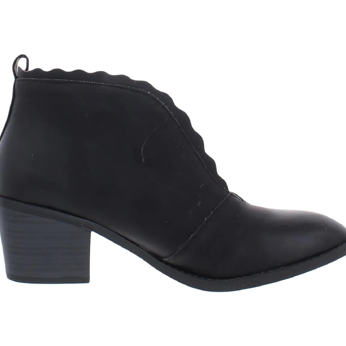 Maris Faux Leather Block Heel Shooties