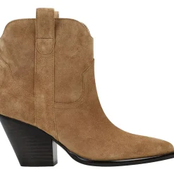 Marlie Solid Faux Suede Ankle Boots