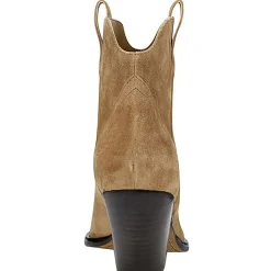 Marlie Solid Faux Suede Ankle Boots