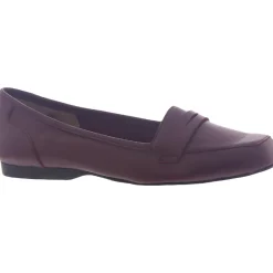 Marlowe Leather Square Toe Penny Loafers