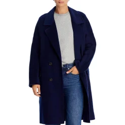 Marta V-Neck 2Button Closure Long Coat