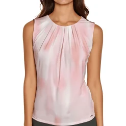 Matte Jersey Printed Pullover Top