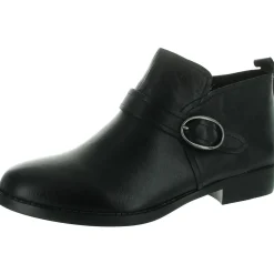 MAVERICK Buckle Leather Ankle Boots