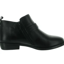 MAVERICK Buckle Leather Ankle Boots