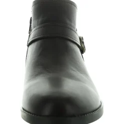 MAVERICK Buckle Leather Ankle Boots